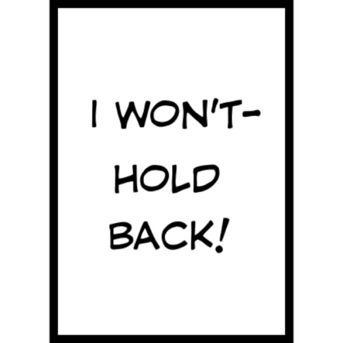 Yuji Manga Panel "I Won't Hold Back!" Roblox decal