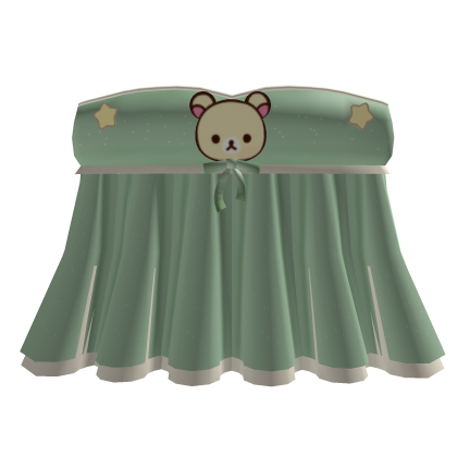 ♡ babydoll korilakkuma top in pastel green Roblox item