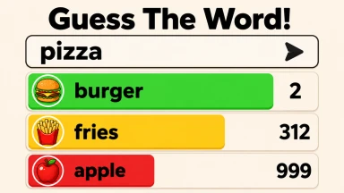 🤔Hot or Cold: Guess the Word!