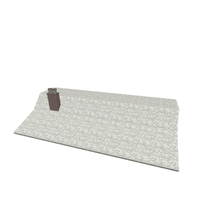 Roof with chimney