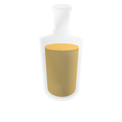 Glass Bottle with Apple Juice