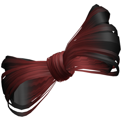 Red and Black Hair Bow Roblox item