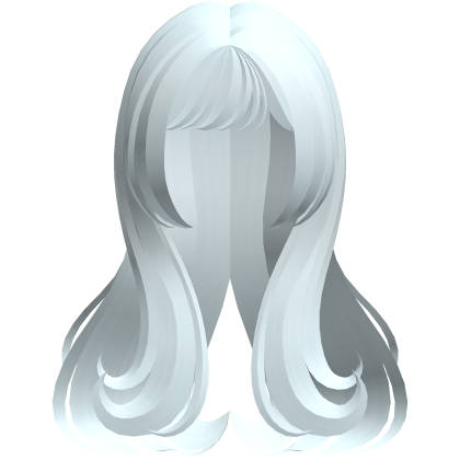 🐾 princess heart shape doll swirl hair baby blue
