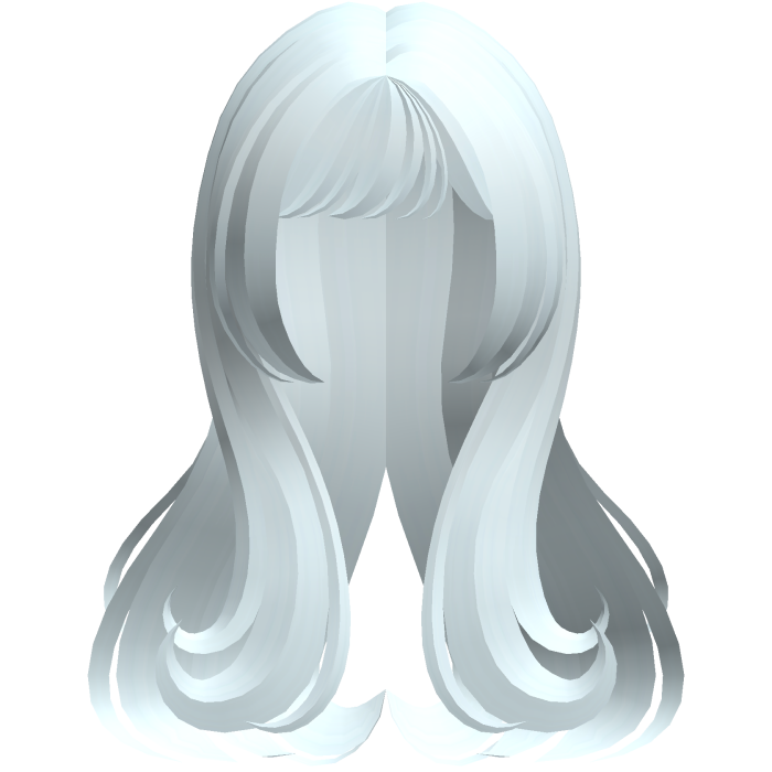 🐾 princess heart shape doll swirl hair baby blue