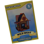TE Wild West Farmer House Trading Card [Ed 1]