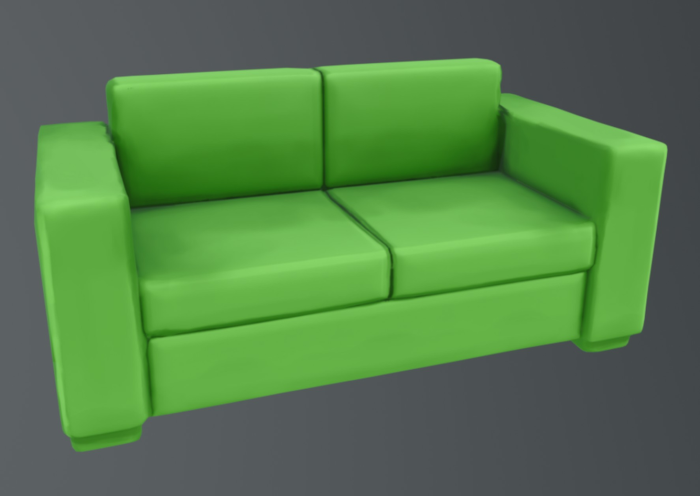 Green Sofa preview 1