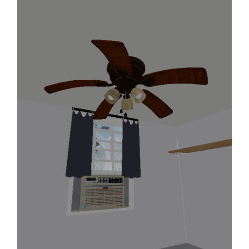 Older House With Ceiling Fans