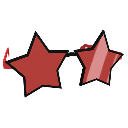 Red Star Shaped Sunglasses