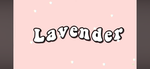 Lavendar blossom