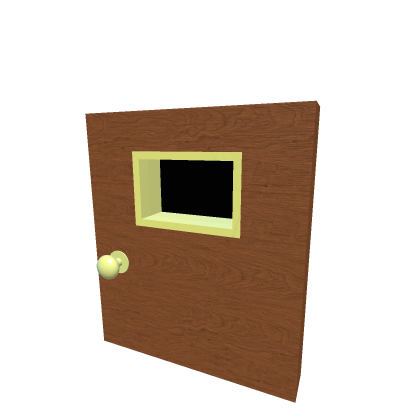 Door with glass