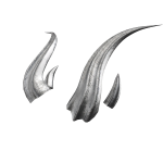 Silver Ethereal Horns