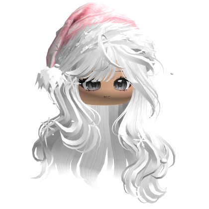 Christmas Waves w/Santa Hat (White)