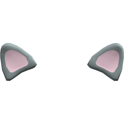 Grey Cat Ears