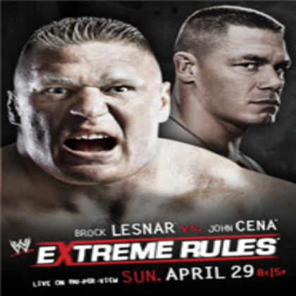 WWE Extreme Rules 2012 Poster Roblox decal