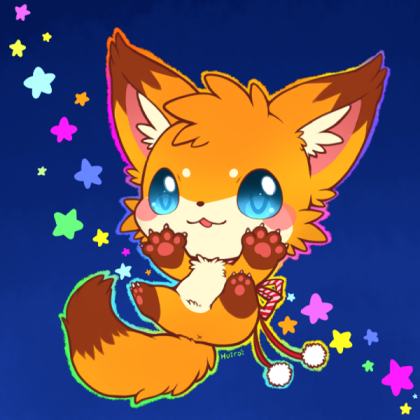 Cute fox Roblox decal