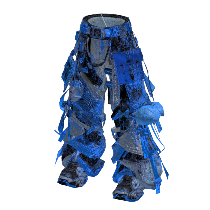 Blue Y3K Harajuku Cyber Cargo Pants [PBR]