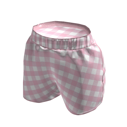 Pink Check Shorts Pajamas thumbnail