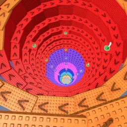 Spiral Stairs Elevator Tower to VIP icon