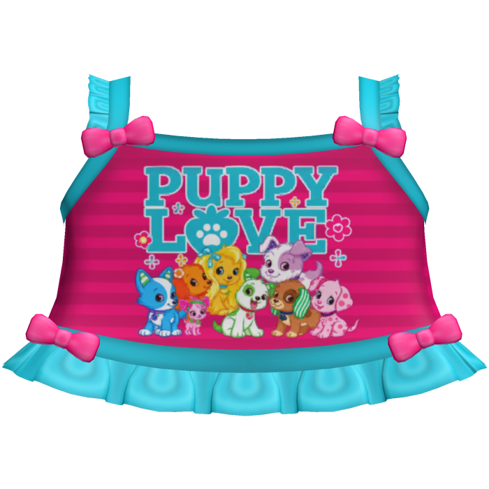 cute puppy love kawaii tweencore cutecore top
