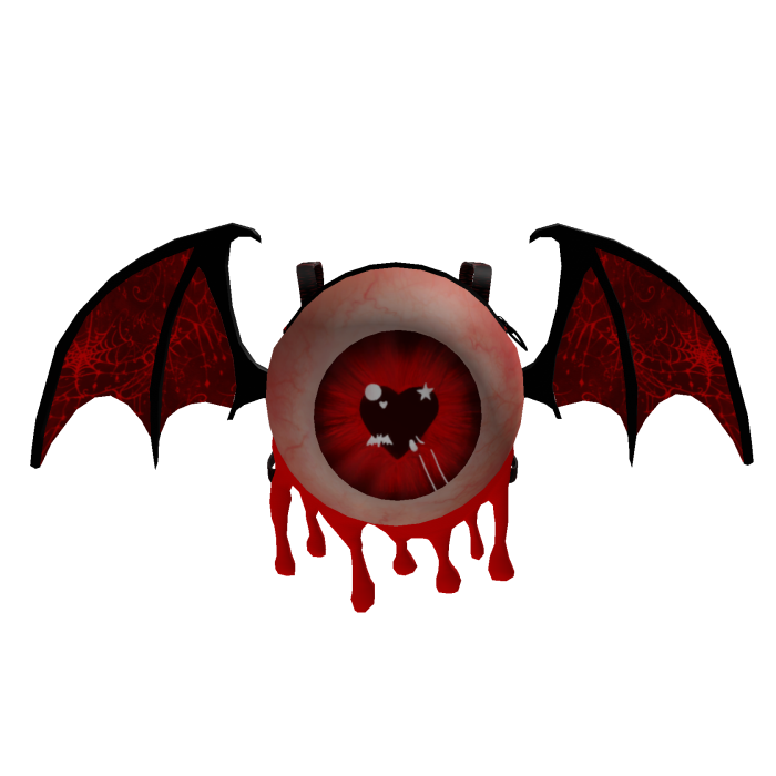 1.0 Vampire Bat Eyeball Backpack Halloween Cute