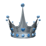 Crown Silver Blue