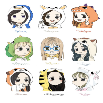twice cartoon Roblox decal