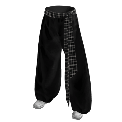 Baggy Sweatpants w/ Plaid thumbnail