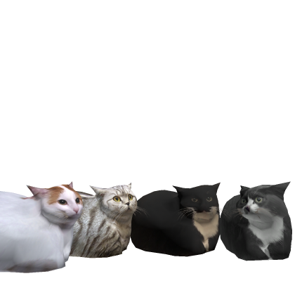 Carryable Cats (Maxwell, Mars, Vasilisa, Valenok)