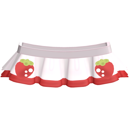♡ : sweetest pink strawberry skirt Roblox item