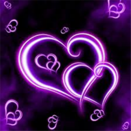 Purple Hearts Roblox decal