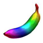 rainbow banana
