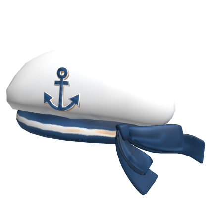 ⚓ Dark Blue Cutesy Kawaii Sailor Bow Hat Roblox item