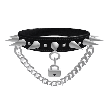 🖤 Rockstar Spike Choker w/ Lock ⛓️