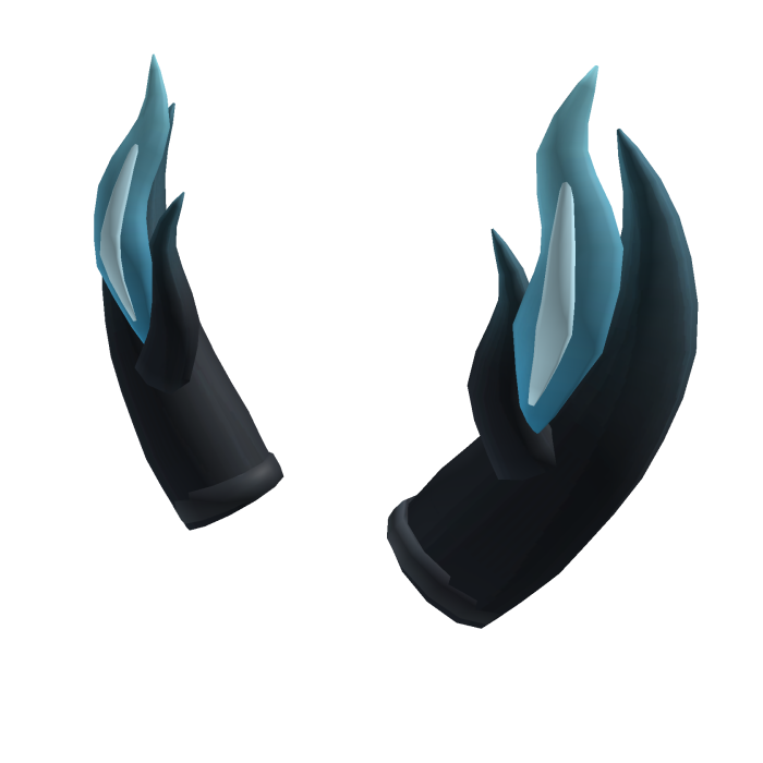 Black Ice Flame Horns
