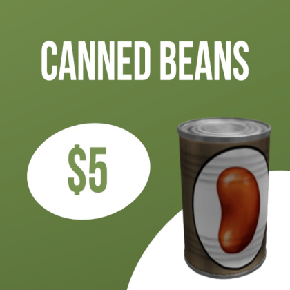Canned Beans (Bloxburg) Roblox decal