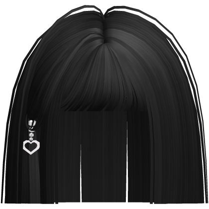 Bob Cut Short Hair (Black) Roblox item
