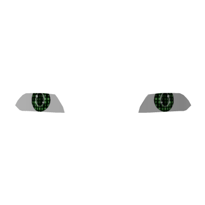 Green Hacker Eyes (for man face) Roblox item