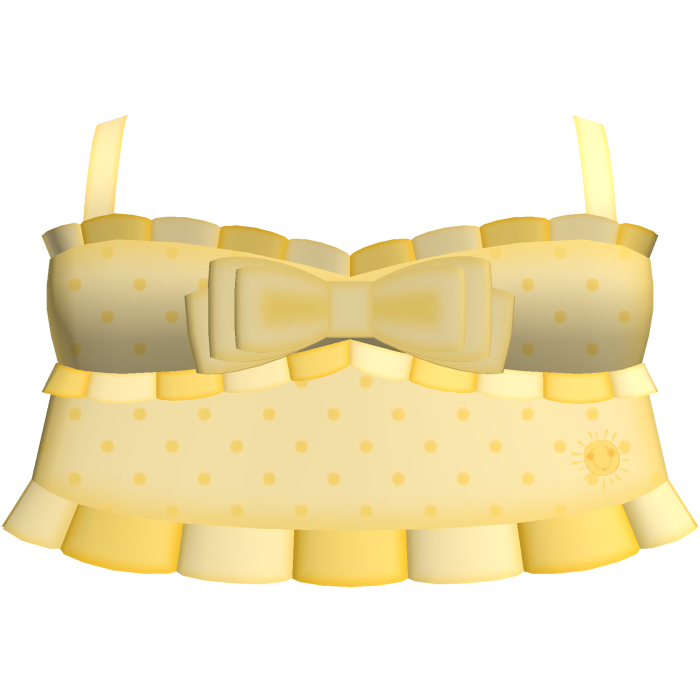 ♡ : funshine bear polka dot top