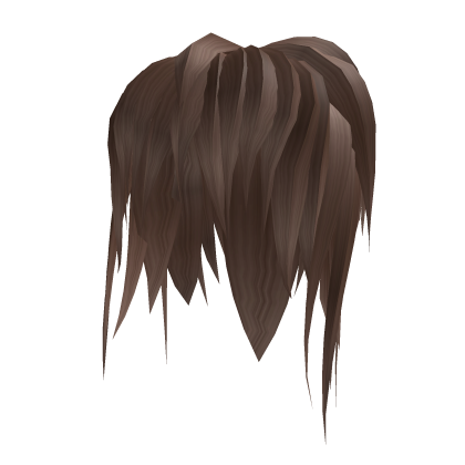brown messy scene hair vkei Roblox item