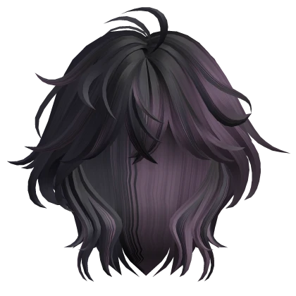 Y2K Grunge Messy Lush Layered Wolf Hair White | Roblox Item