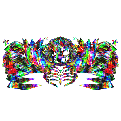 Cartoony Rainbow Glitched Combo