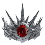 (CODE: 5HS) Silver Rigid Crown