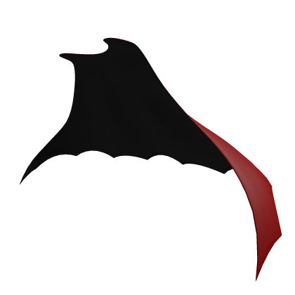 Dark Red Black Large Scalloped Cape Roblox item