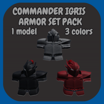[R15/R6] Commander igris armor set