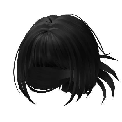 🍀Y2K Spikey Bun (Black) | Roblox Item - Rolimon's