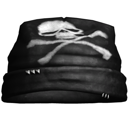 Emo Punk Vkei Skull Black Beanie Roblox item