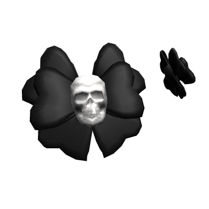 Goth Skull Hair Bows