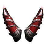 Red Horns Of The Mythical Creature
