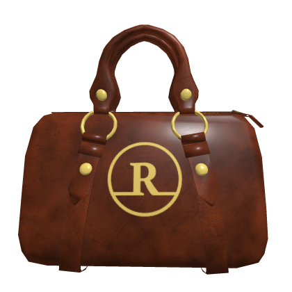 Vintage Designer Leather Purse (Brown) Roblox item