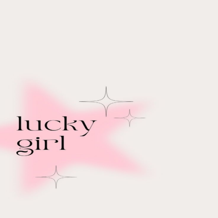 clean girl lucky girl aesthetic pink wallpaper St Roblox decal